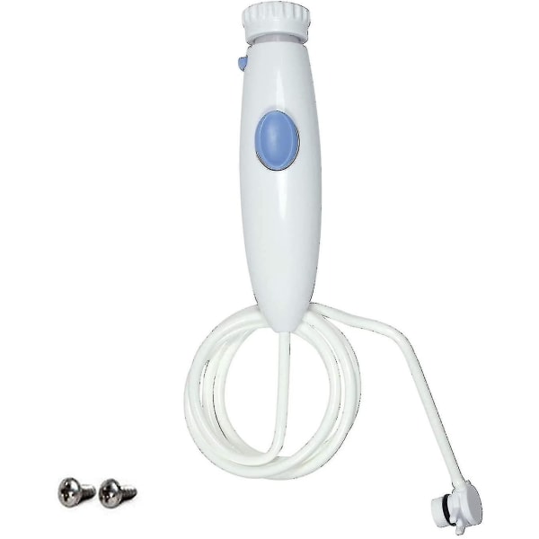 Mundhygiejnetilbehør kompatibelt med Waterpik Wp-100 Wp-300 Wp-660 Wp-900 erstatningssæt til Ultra Water Flosser, pakke med 1 håndtag/slange