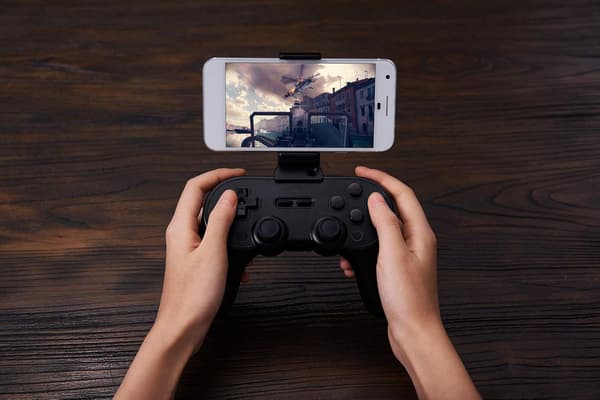 Smartphone-klemme til SN30 Pro+ Bluetooth-gamecontroller (Sort udgave)