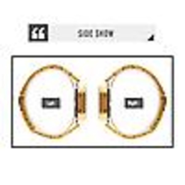 Digital Display elektronisk ur Gold and White