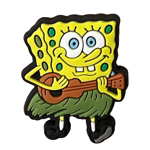 20 st Spongebob Squarepants-seriefigurer skor charms för Crocs Clog sandaler dekoration tillbehör set gåvor