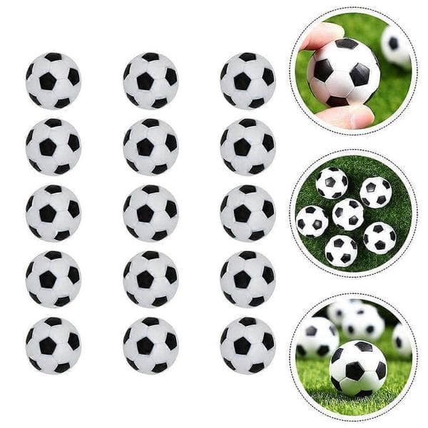 15 stk. bordfodboldbolde bordfodboldudskiftningsbolde bordfodboldtilbehør