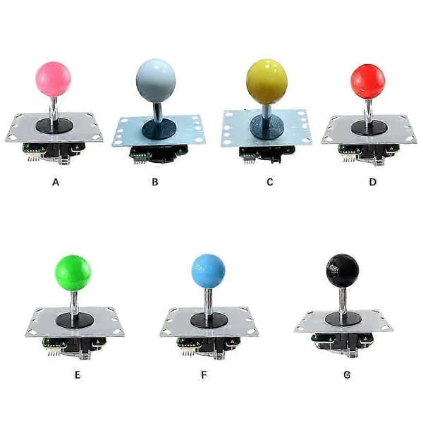 Null forsinkelse Ball Top Joystick for arkadespill Black