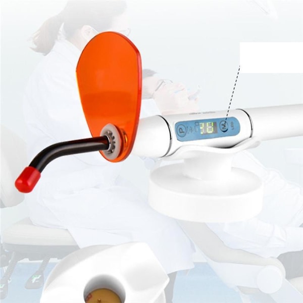 Dental Wireless Led Curing Light Blue Cordless Cure Light Lampe Hærdningsmaskine Justerbar Working Ti