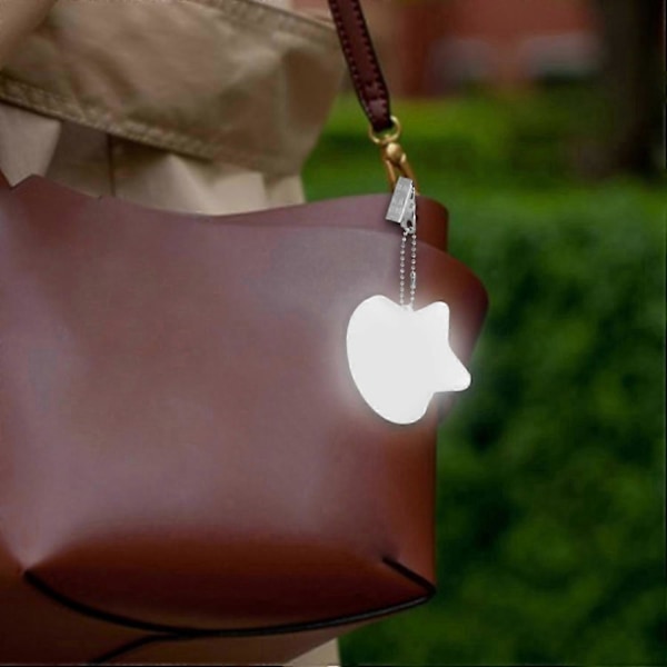 Pung Glow Hjerte Lys Håndtaske Lampe Dual-mode Design Kompakt Størrelse Bærbar Automatisk Sensor Touch H