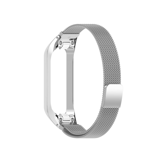 Milanese Loop armbånd til Samsung Galaxy Fit2 - Sølv