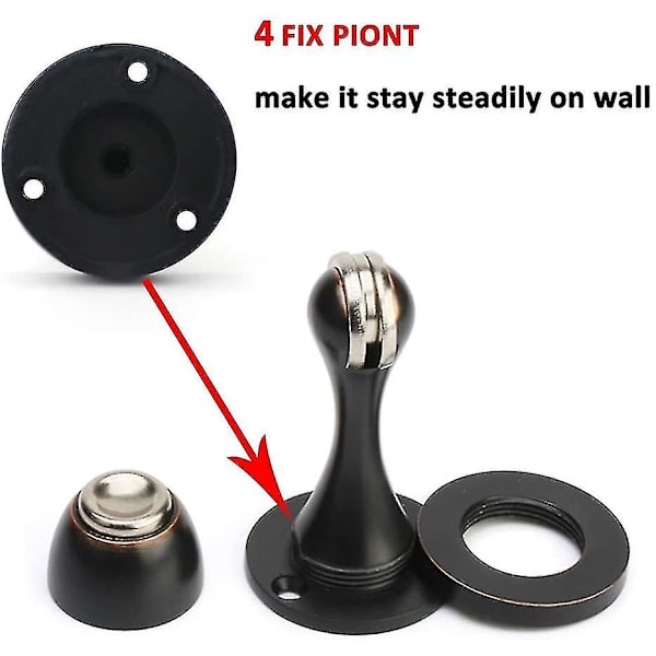 Solid Metal Magnetisk Dörrstopp