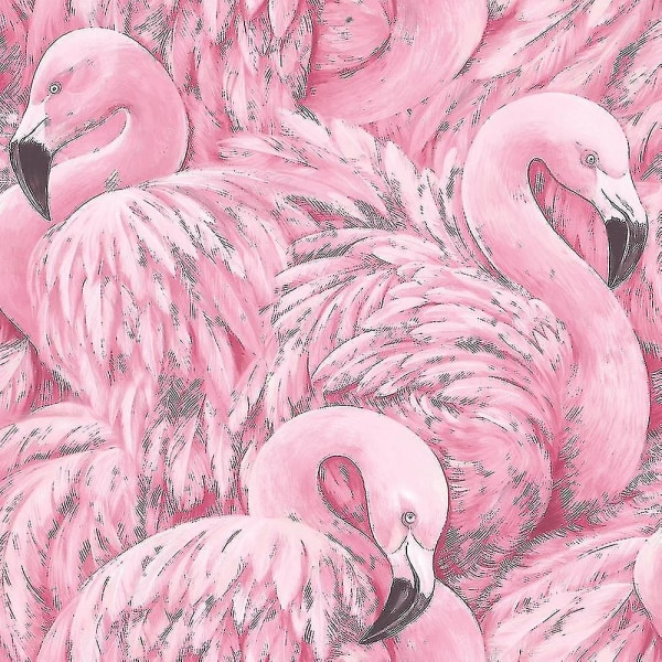 Flamingo Tapet Rosa Rasch 277890