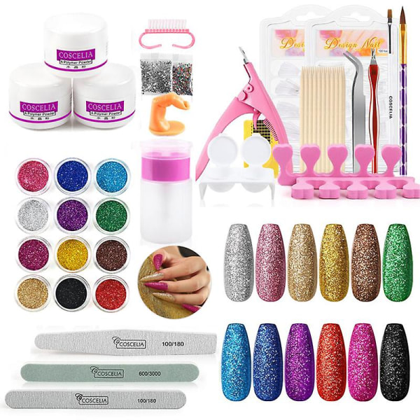 Nail Art Tools Kit Akryl Nail Kit