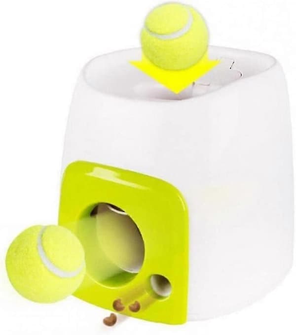 Automatisk boldkaster til aktive hunde, inkluderer tennisbolde til kæledyr