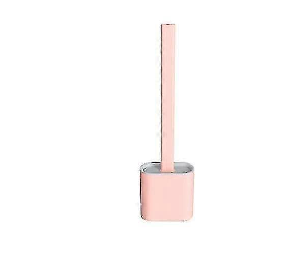Toiletbørste vandtæt med silikonebase pink