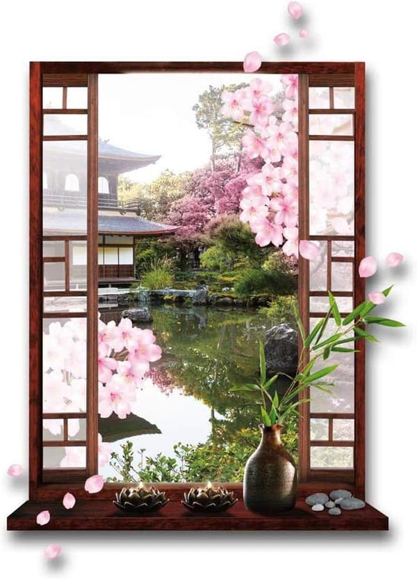 Trompe l'oeil -tarrat - Japani