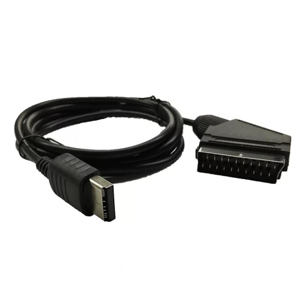1,8M/6Ft Scart-kabel for Dreamcast DC for DC-kabelledning Scart-kabel for Dreamcast DC128 Host black
