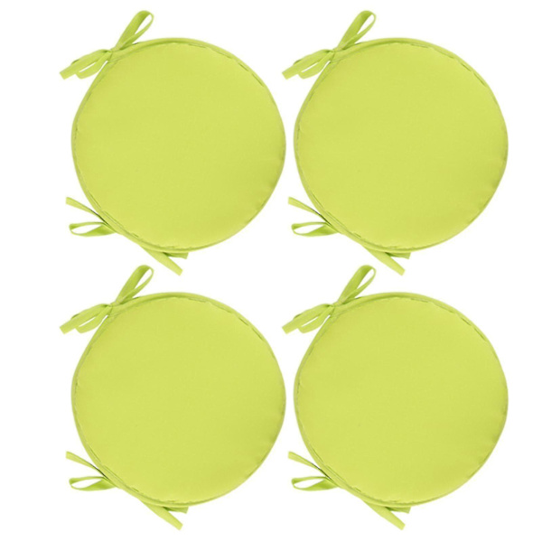 Puter Uteplass Hjem Innendørs/utendørs Stolputer Ro Sete Fortykket Spisestue Stol Pute Ro krakk Light Grey 2pcs