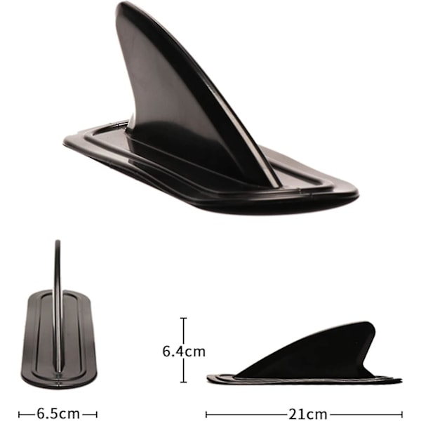2 st små surfbrädefen, paddelbrädefena, kajakfena, paddelbrädefena, bodyboardfenor, surffenor, böjligt flexibelt material 21x6,5x6,4 cm/8,27x2,5