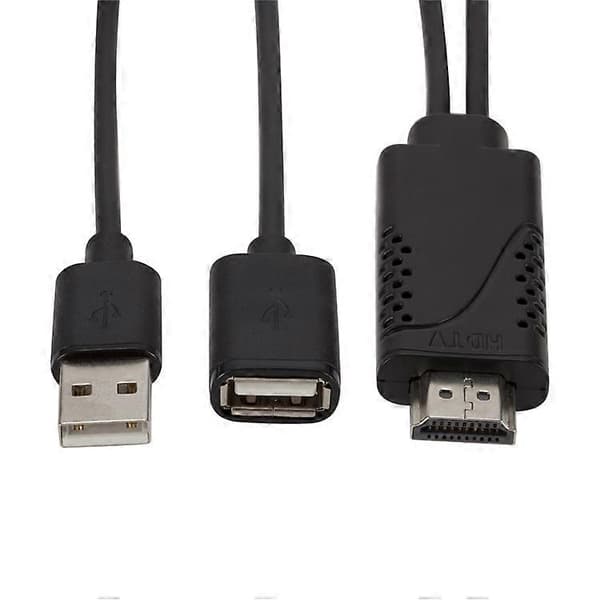 1080P USB hun til HDMI han HDTV videoadapterkabel til Android IOS smartphone og tablet MultiColor