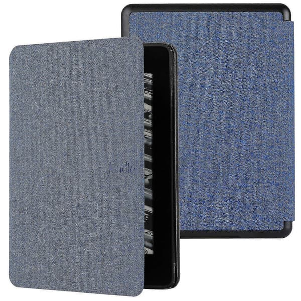Etui til Kindle Paperwhite 6 tommer 2012,2013,2015,2016 version, Smart Wake Sleep 001 Cloth Blue Kindle 10th Gen. 2019