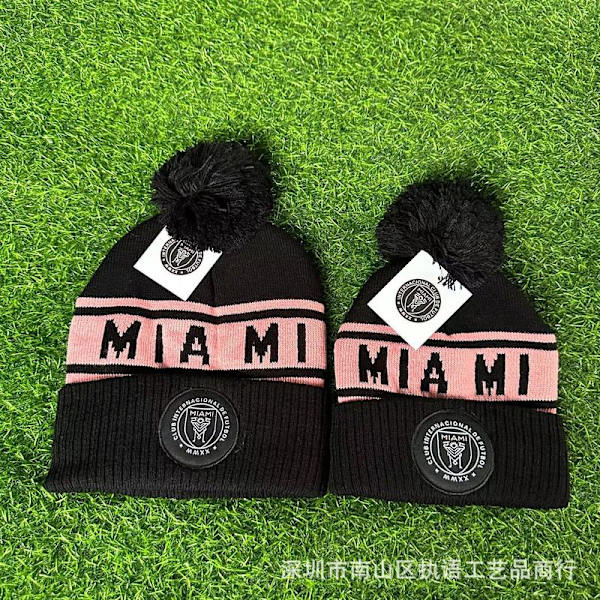 Fodboldklub kasket Miami sort voksen hat