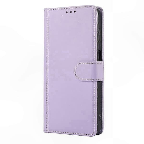 Læderetui med \"Skin Feel\" til iPhone 7 Plus og 8 Plus Purple