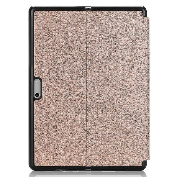 Microsoft Surface Pro 8 Solid Color -sähköpuristettuun vaakasuoraan käännettävälle tabletin nahkakotelolle case