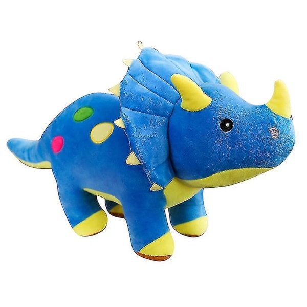 40-100cm Kæmpe Triceratops Stegosaurus Plys Legetøj Catoon Dinosaur Plys Dukke Blød Udstoppet Dyr Dukke Dinosaurer Legetøj Til Børn Gave Blue 60cm
