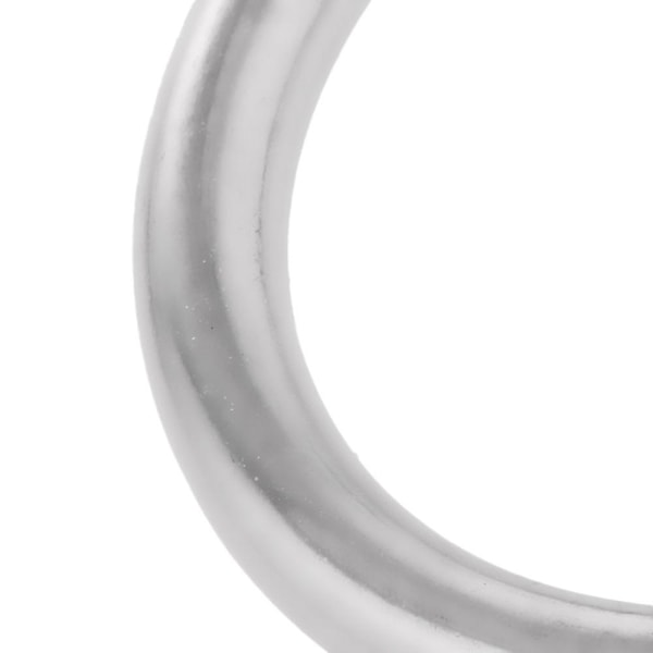 Marinebåd 304 rustfrit stål poleret glat svejset ring 8 x 70 mm
