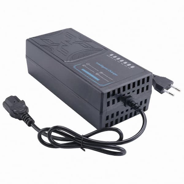 EV-lader 60V 20AH med 7 LED-indikatorer Strømovervåking Lekkasjebeskyttelse Full puls EU-plugg