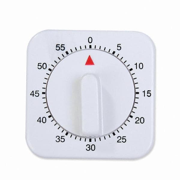 Mekanisk kjøkkentimer med 60-minutters nedtelling for matlaging og bakeroppgaver
