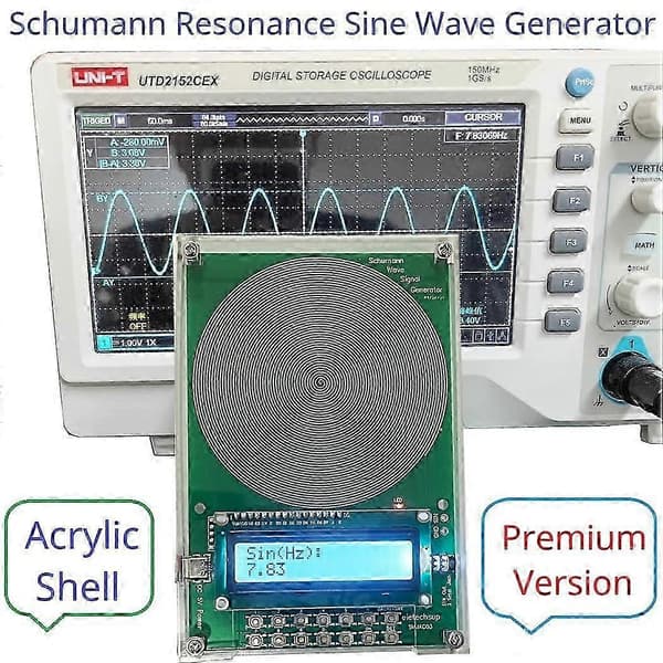 Calminity Frekvensmaskin Justerbar Sinusvågsgenerator för Avkoppling Sömn Hög Precision with shell