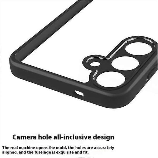 For Samsung Galaxy A36 5G Deksel Støtsikker PC + TPU Klar Bakside Telefondeksel