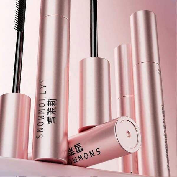 4D Silkefiber Mascara Ultrafin Forlenger Øyevipper Liten Børstehode Krøllende