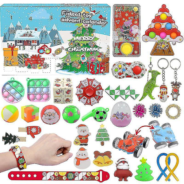 Blind Box Barnas Festgaver Stressleker Stressmagisk Terning Gyroskop Kalender Blind Box Lekegaver Bli U @bugu