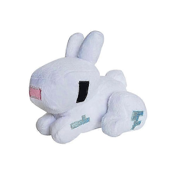 Minecraft Skelet Plush Dukke Fyldt Legetøj Ultra Blød Dukke Fødselsdagsgave Til Børn 16cm White Rabbit