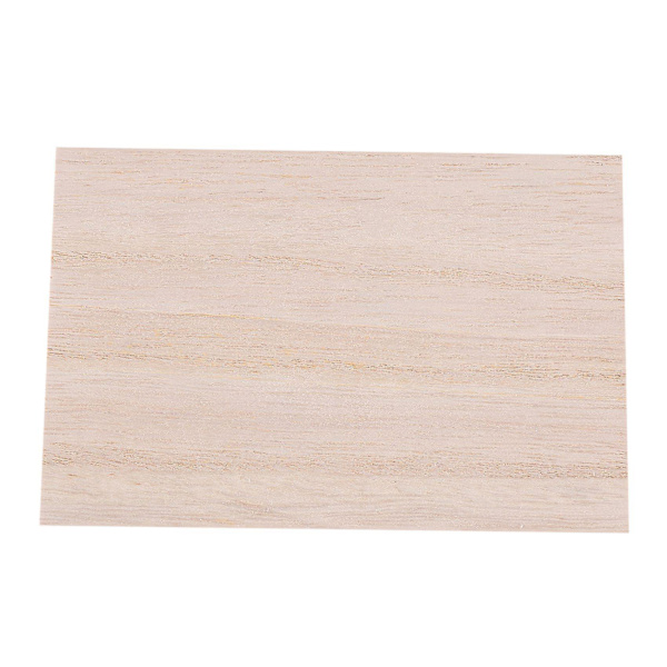 50 stk Balsa træplader træplade 150 x 100 x 2 mm til husskibshåndværk Model gør det selv