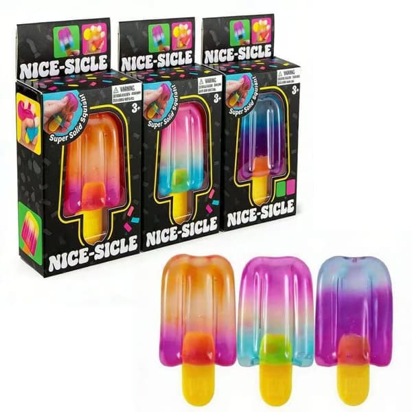Iskrem Klem Squishy Ispinne Klem Popsicle sticks Boxed