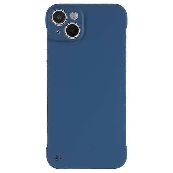 Kompatibel med iPhone 15 Plus-deksel Rammeløst Hardt PC-telefondeksel med hudfølelse Azure