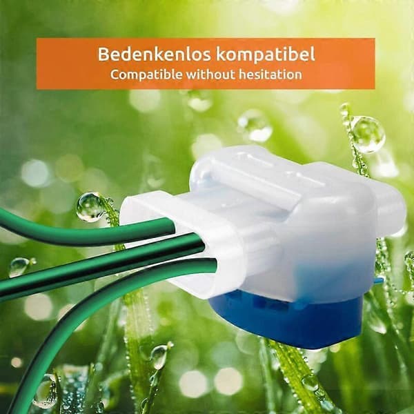 Kabelstik 20x stik til afgrænsningskabel, reparationssæt til robotplæneklipperkabler