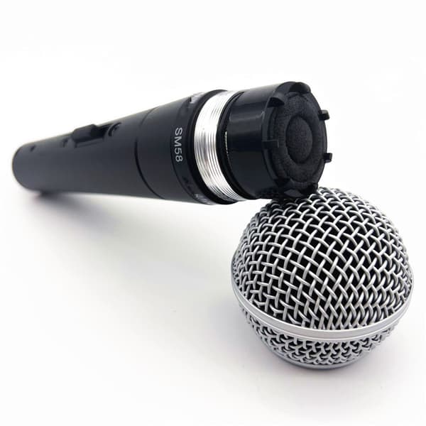 Shure SM58 Dynamisk sångmikrofon Trådbunden mikrofon med strömbrytare Vit