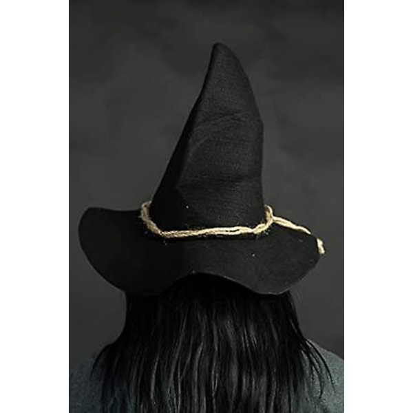 Vuxen Scarecrow Hat Deluxe Filt Oktoberfest Wizard Witch Hillbilly Hat Kostym
