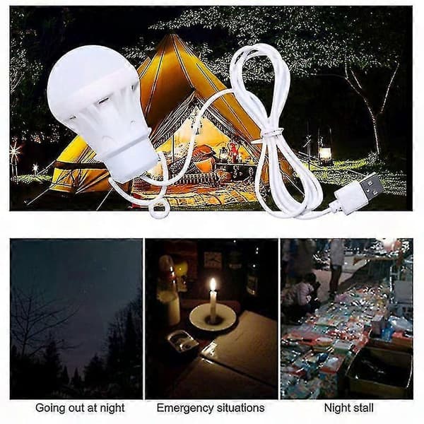 Bärbar USB-lykta Camp Light 7W Utomhuscamping Multiverktyg med Fro