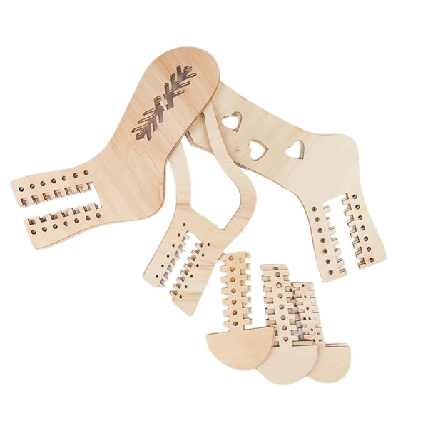 st/ set trästrumpa Blocker Bårar Sock Display Hand K C