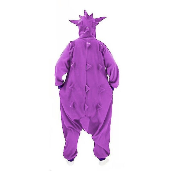 Gengar Kostym Helkroppspyjamas Halloween Jul i ett stycke Kigurumi för män kvinnor M