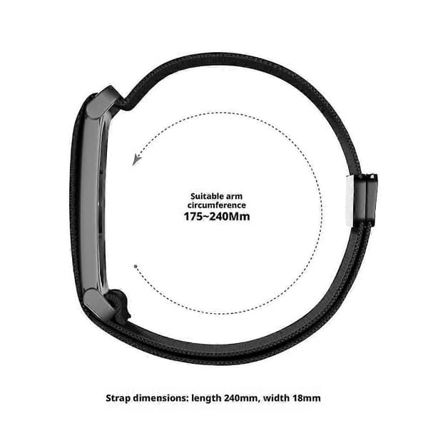 Stropp til Fitbit Air pustende nylon elastisk bånd for komfort hele dagen wine red