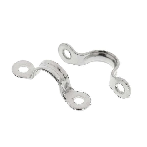 5 stk. Marine Rustfritt Stål Øyestropp Sal Klips for Båt Rigging Silver 13 x 15mm
