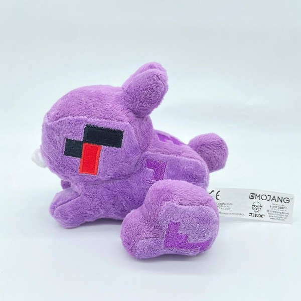 Minecraft Terraria Bunny Rabbit Plush Happy Explorer Arch Illager Täytetty Eläin Lelupluh Nalle White