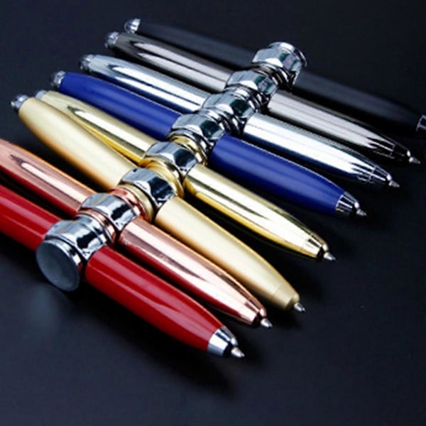 Roterende Pen til Børn og Voksne Læring Arbejde Langvarig Fidget Spinner til Sjov Rose gold