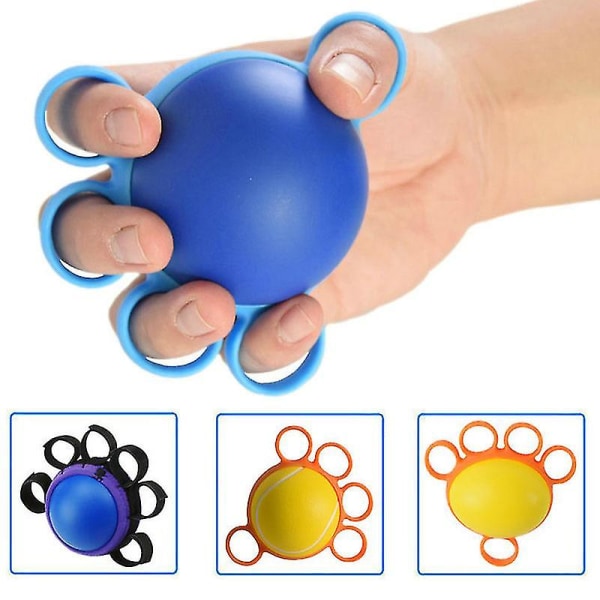 Håndterapi Grip Strengthener Ball Båre Finger Pow Fitness Arm Trening Muskel Relex Rehabiliteringsutstyr - Snngv