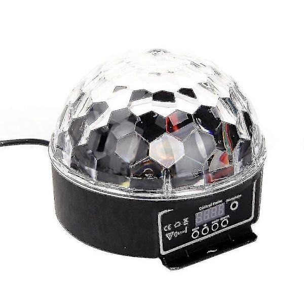 LED RGB Krystall Magic Ball Effektlys DMX Disco DJ Scene Lys