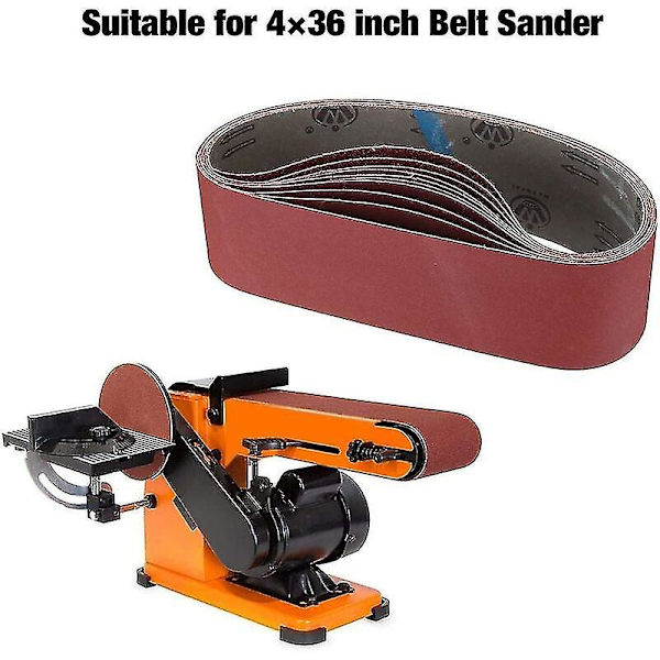 Slibebånd 100 X 915 Mm 80 120 150 240 400 Slibebånd til båndsliber (10 stk)