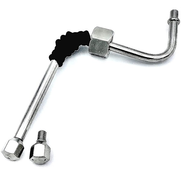 Dampstav til Ec680/ec685, Rancilio kaffemaskine, opgradering med ekstra 3-huls spids dampdyse Silver