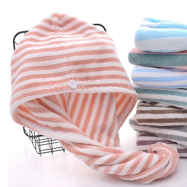 3-pak Mikrofiber Hårhåndklæde til Kvinder, Absorberende Hårhåndklæde